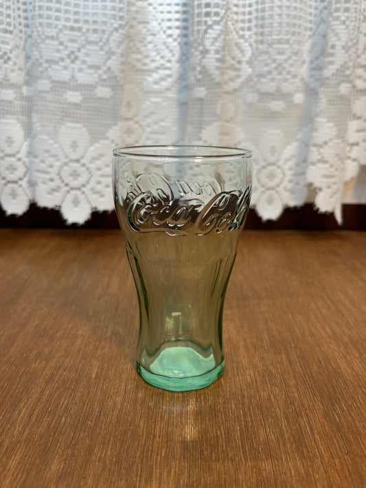 Miniature Coca Cola Glass With Original Sticker