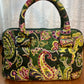 Green Paisley Floral Pattern Vera Bradley Duffle Hang Bag