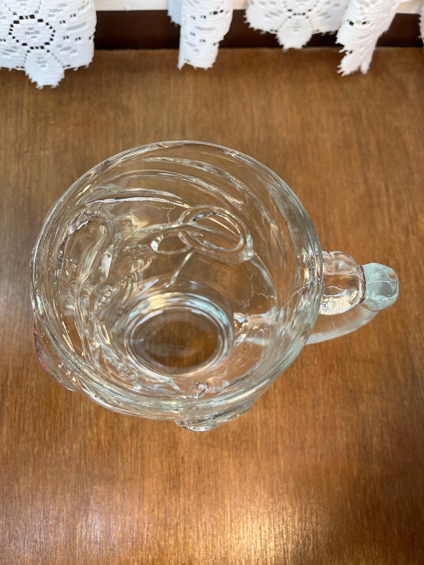 Large Glass Skull Mug