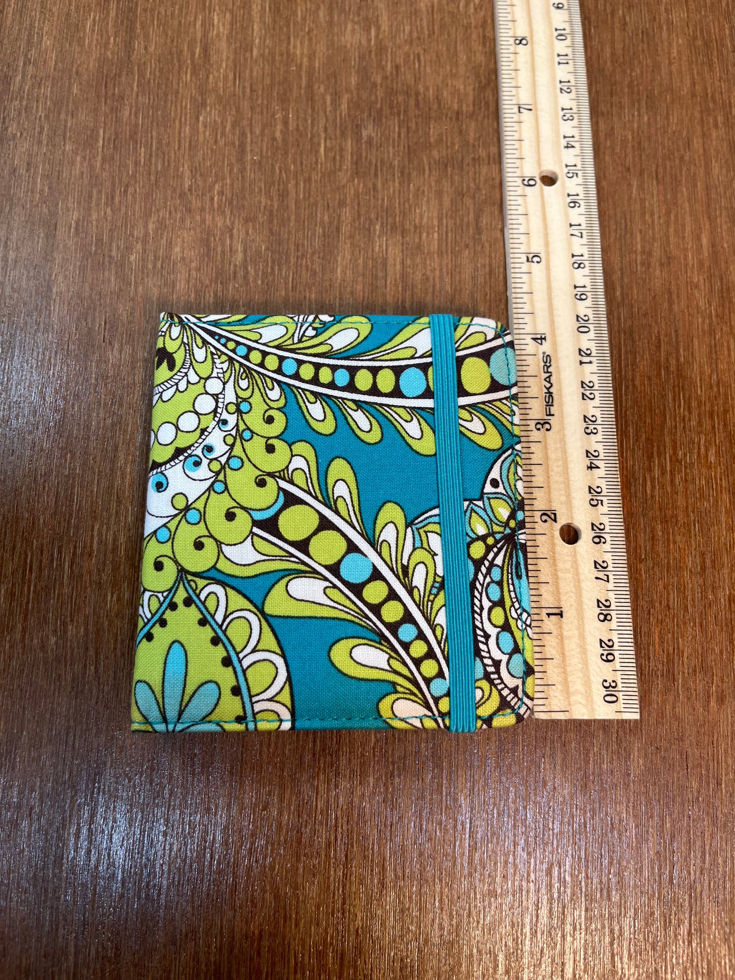 Small Green And Blue Vera Bradley Note Pad