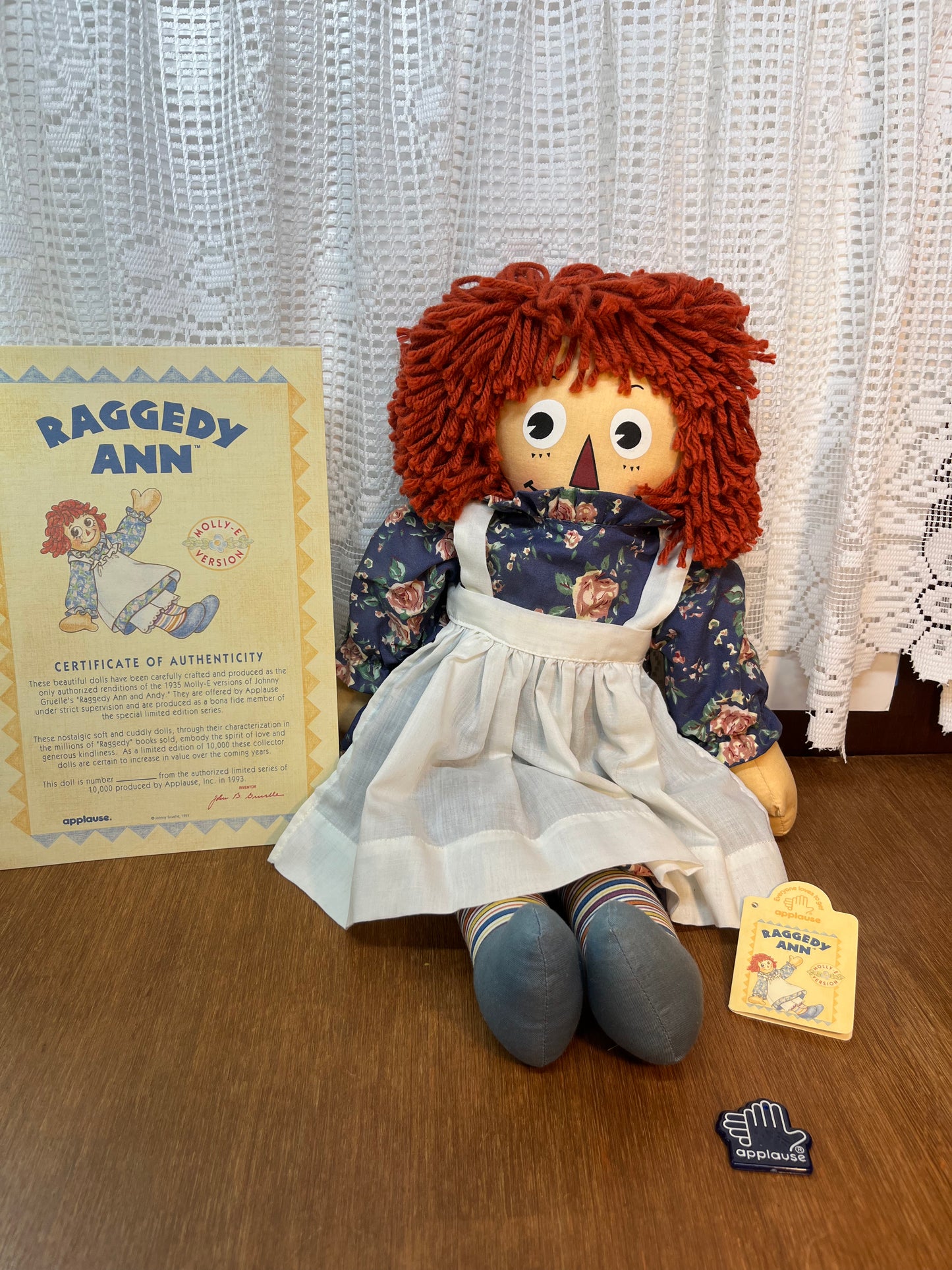 Limited Edition Raggedy Ann Molly-E Version Applause Doll