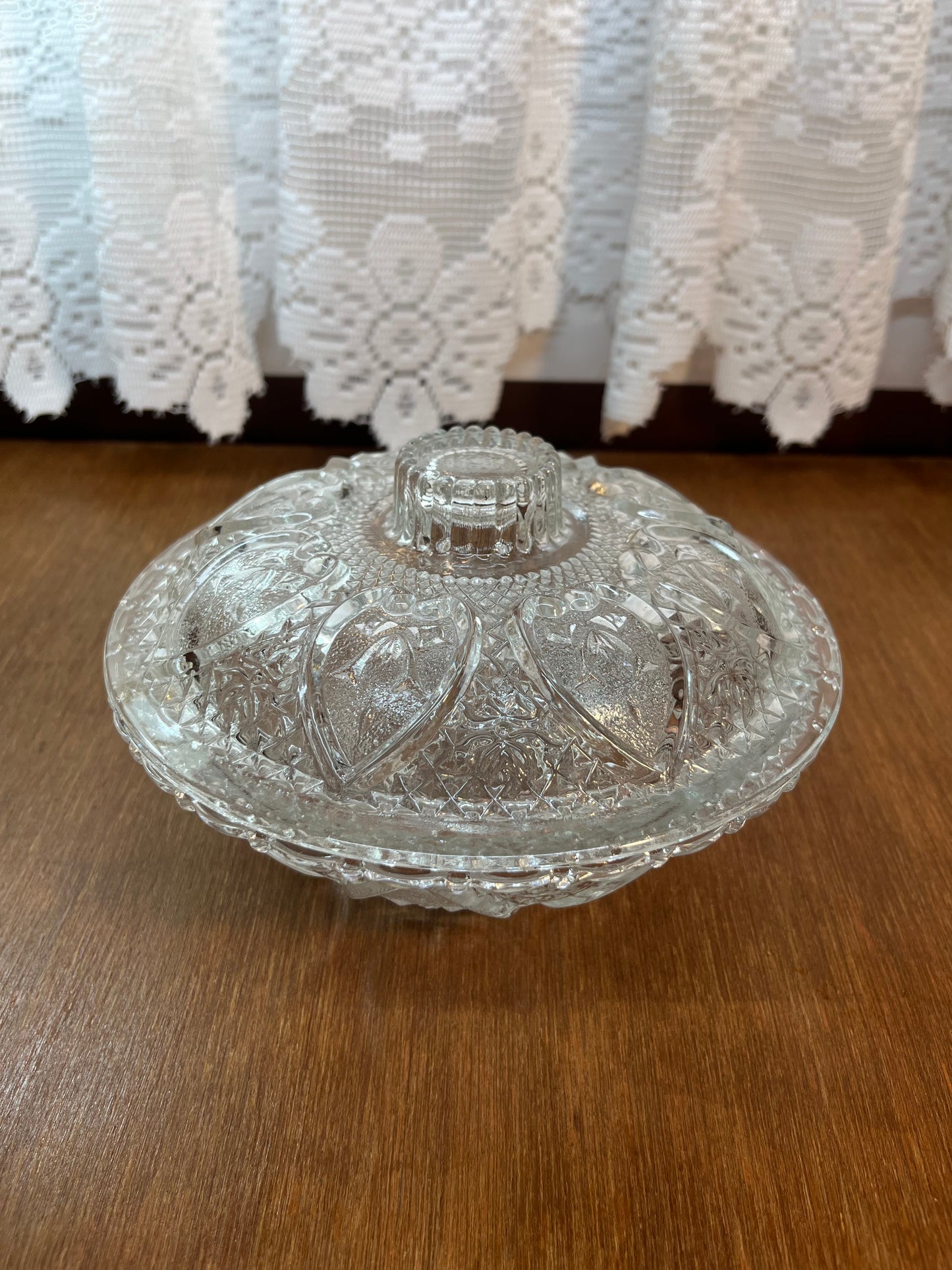 Vintage Pasari Heart Candy Dish With Lid