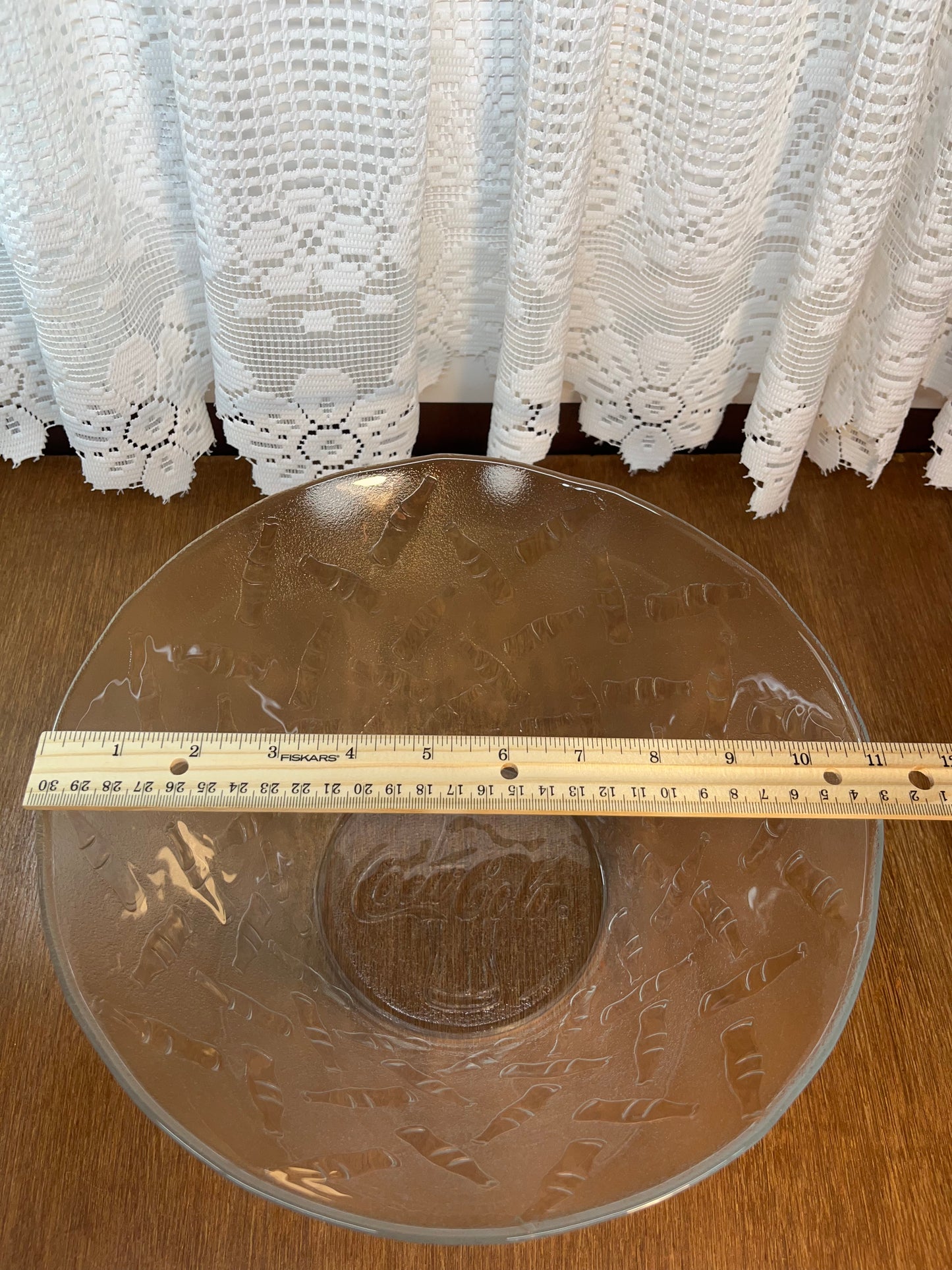 Vintage Clear Coca Cola Bowl