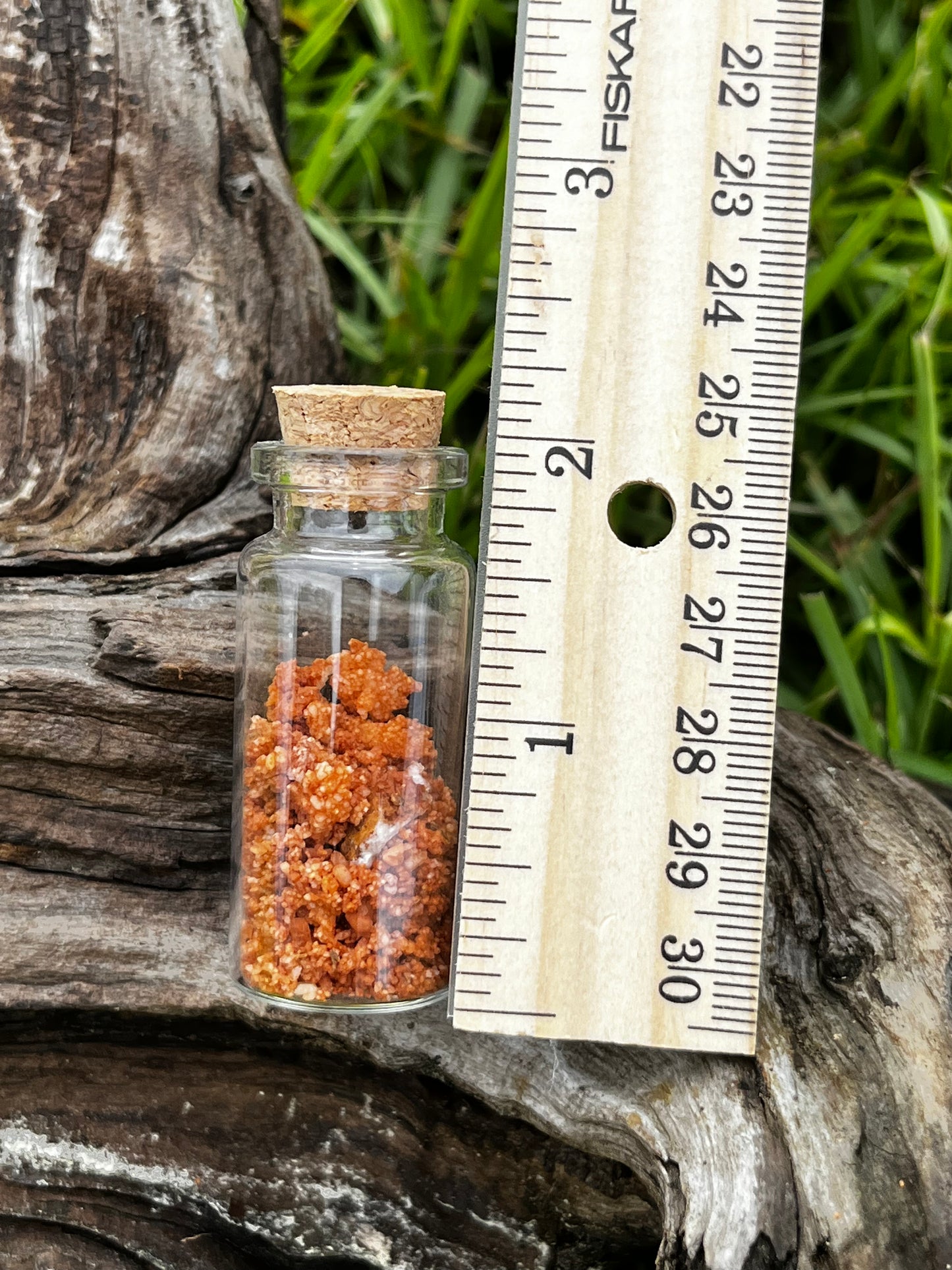 Orange Crystal Geode Trinket