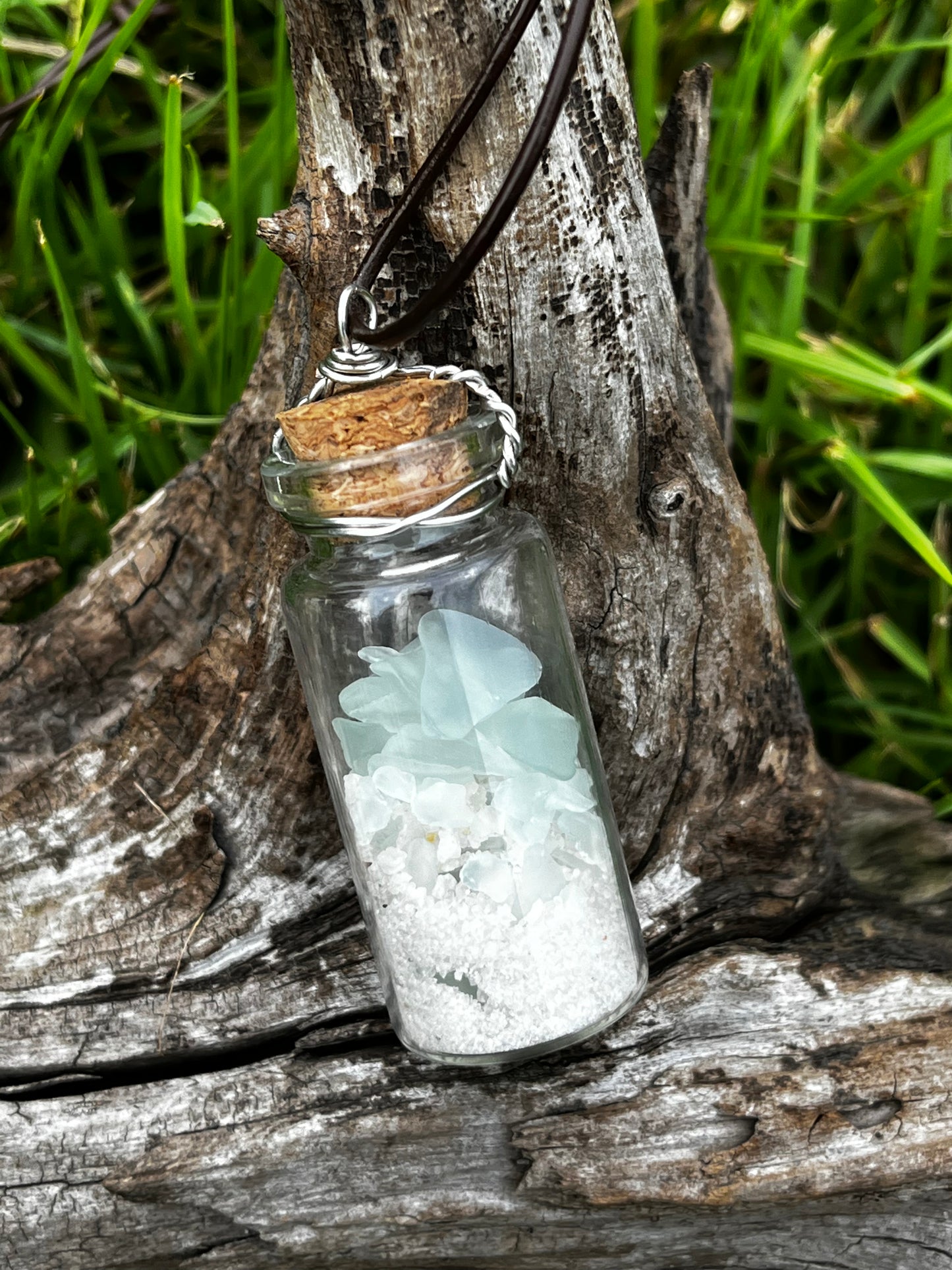 Tumbled Green Glass Trinket