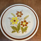 Autumn Collection Stoneware Wheat Flower Plate