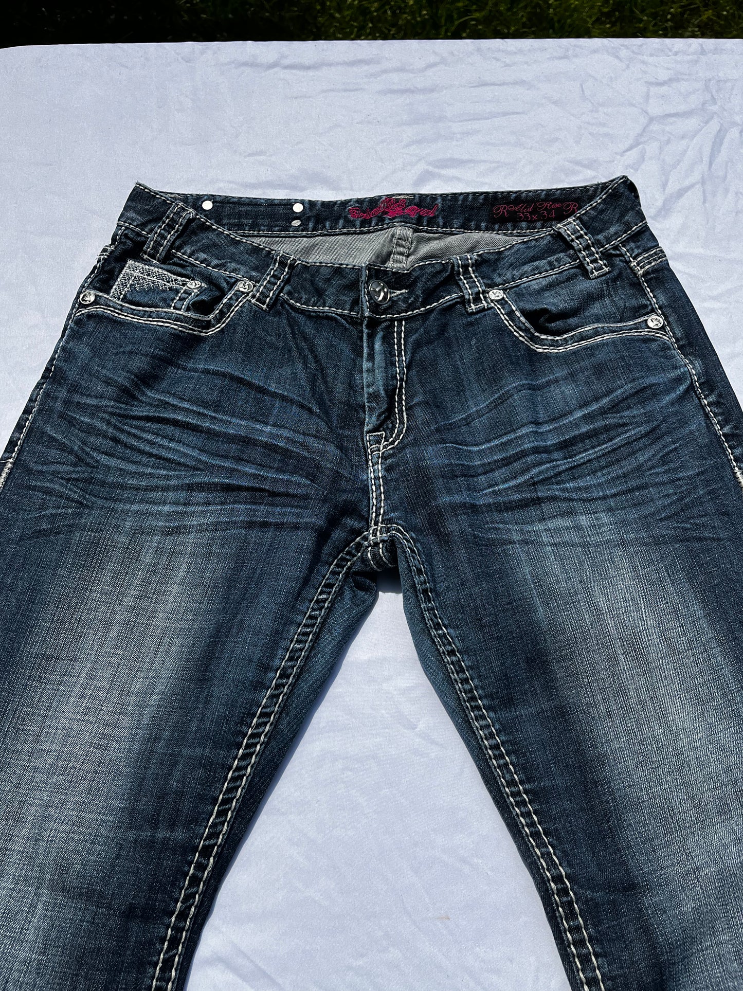 Women’s Rock & Roll Mid-Rise Jeans