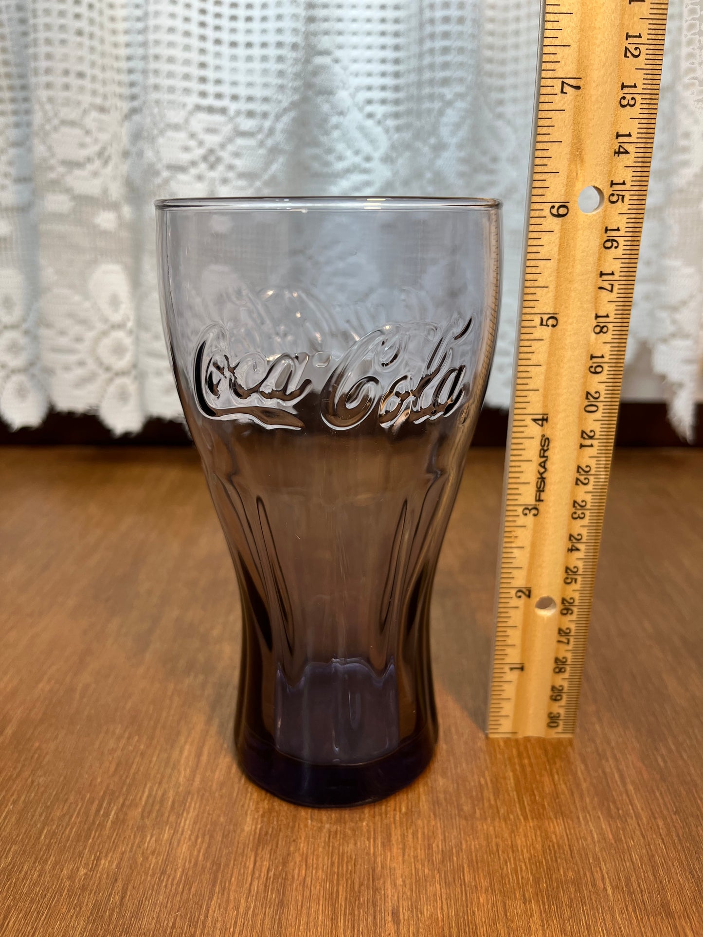 Vintage Light Purple Coca Cola Collectible Glass