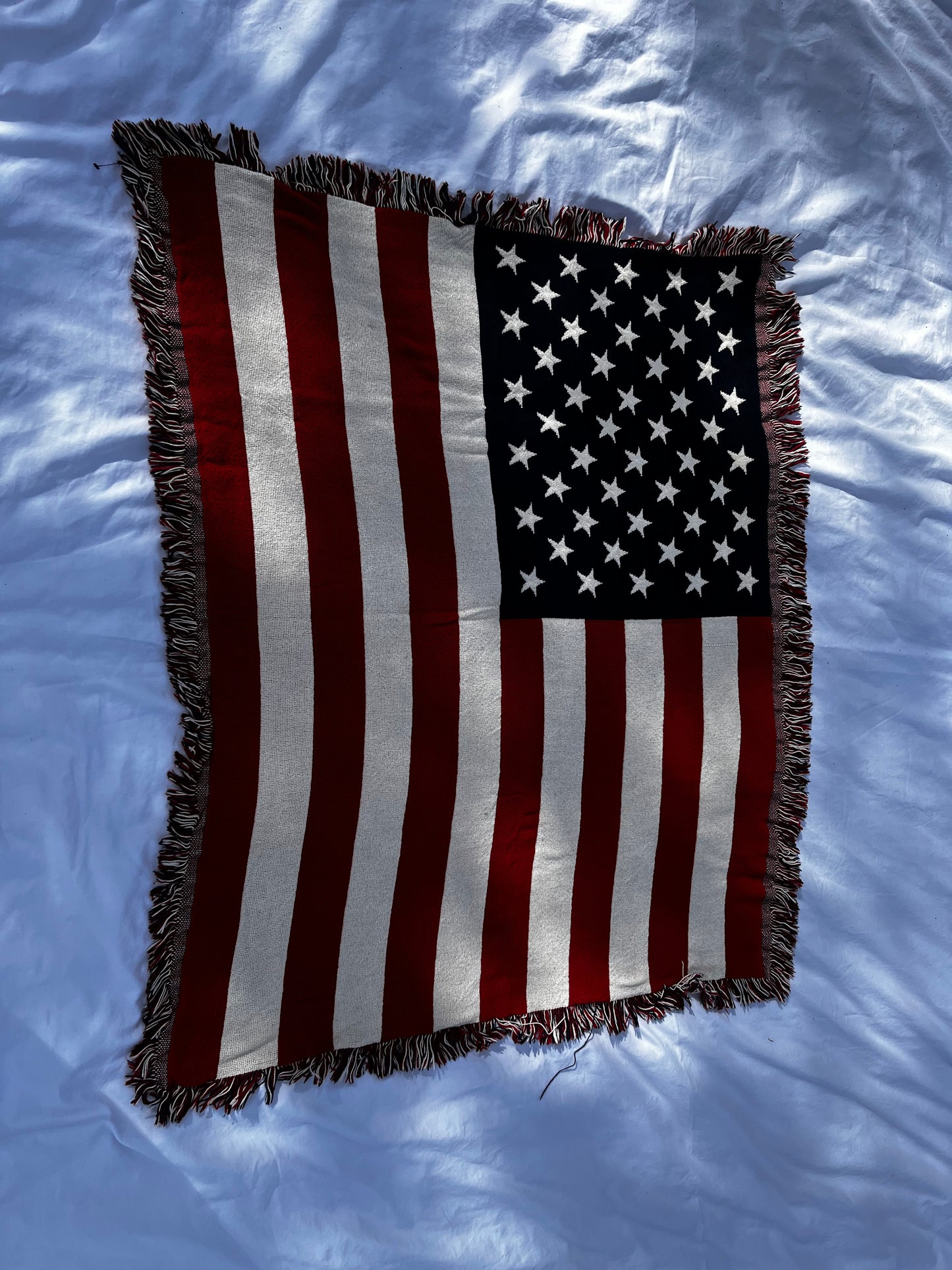 American Flag Throw Blanket