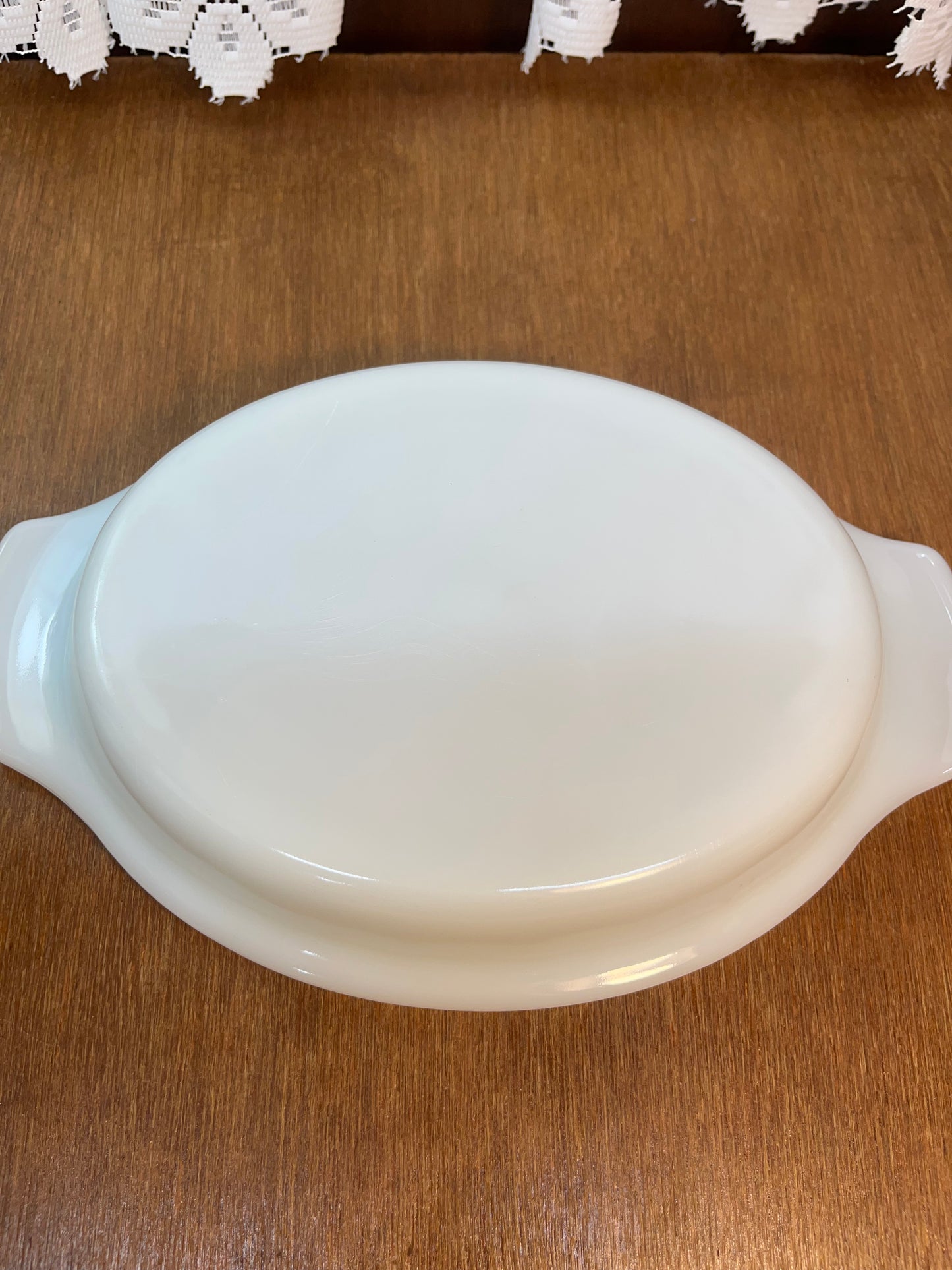 Vintage Milk Glass Lid/Dish Cover