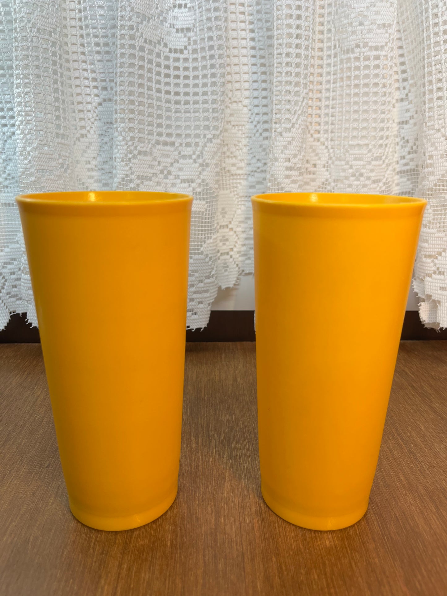 Vintage Yellow Tupperware Tumbler