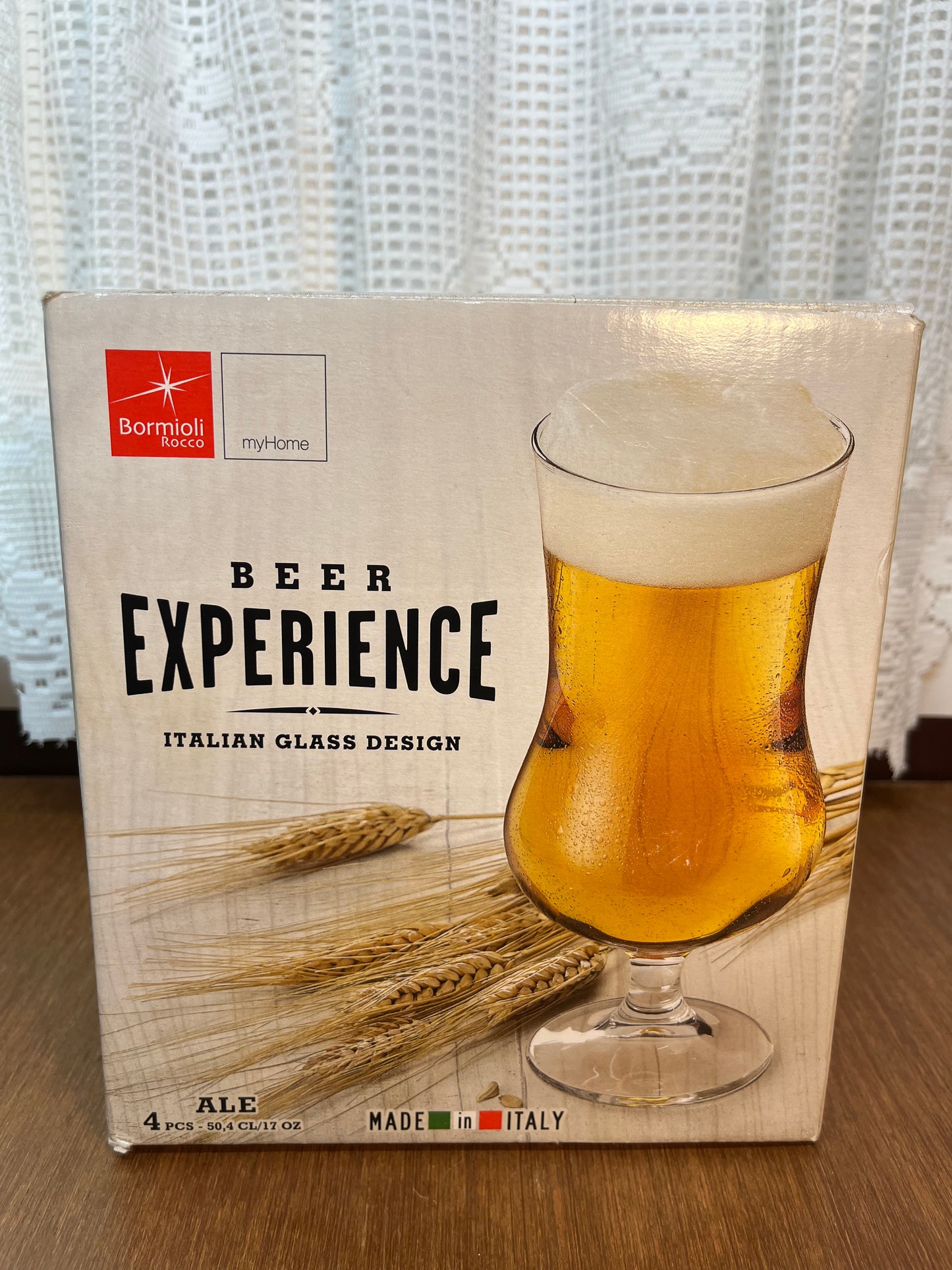 Made In Italy Experience Beer Glasses