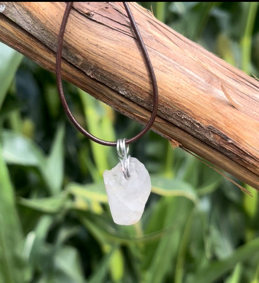 Handcrafted Clear Stone Pending