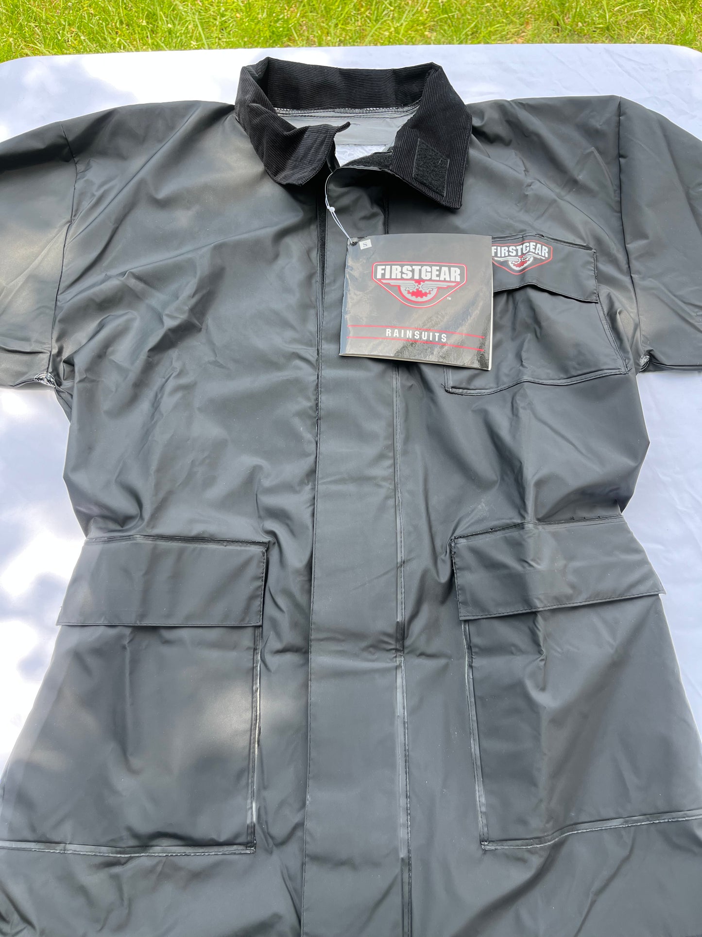 Black First Gear Rain Jacket