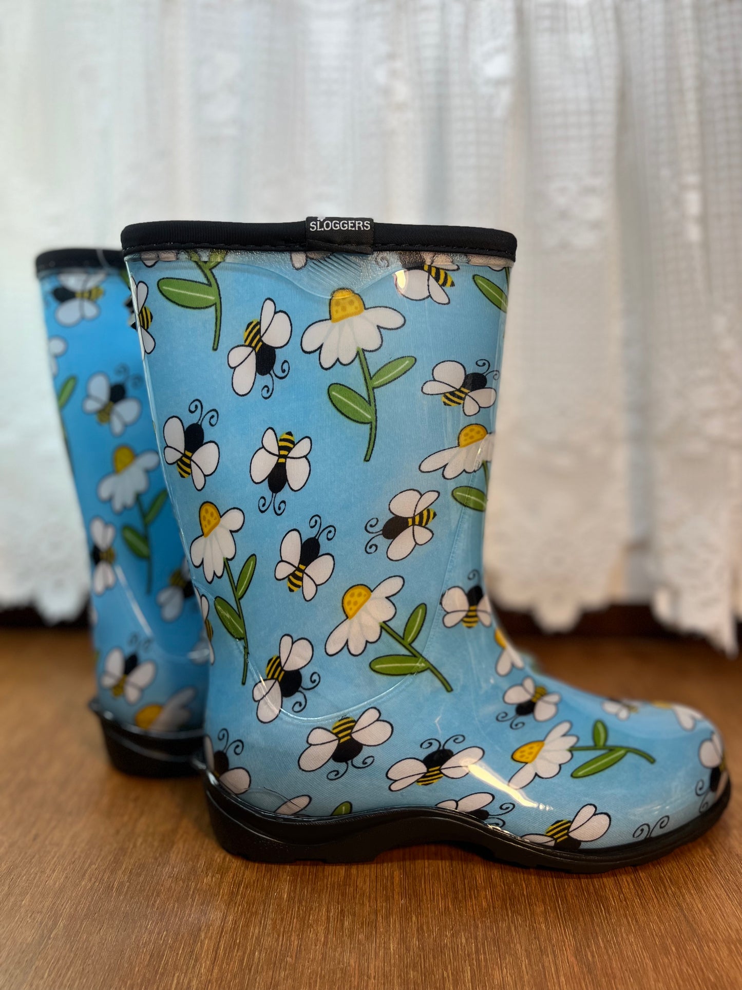 Bumble Bee & Daisy Rain/Garden Slogger Boots