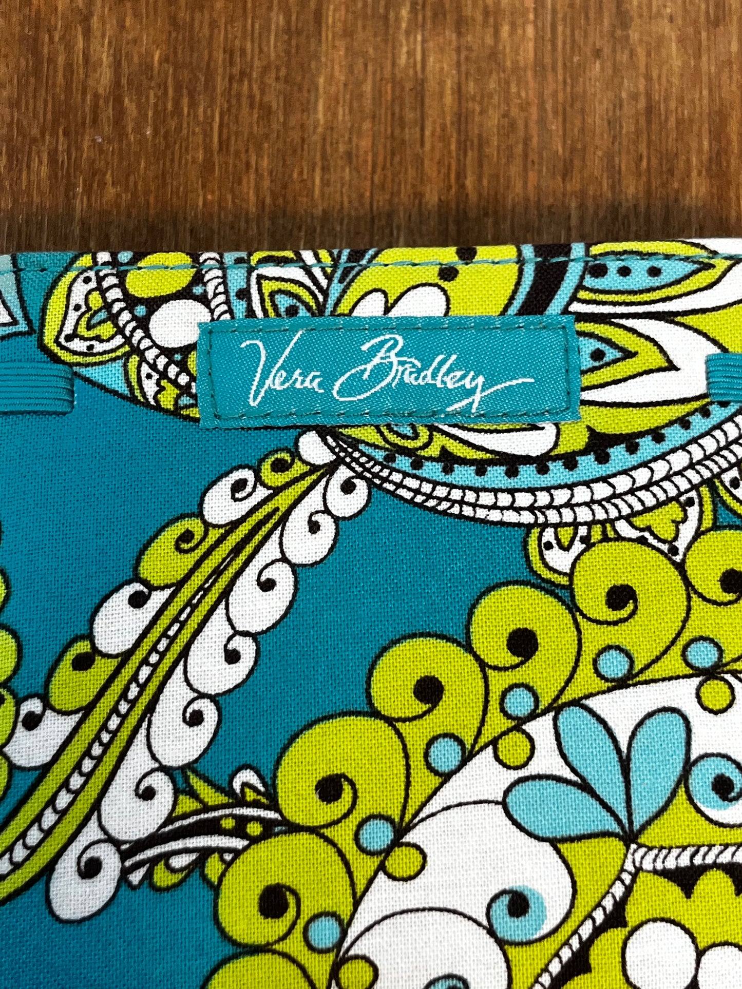 Small Green And Blue Vera Bradley Note Pad