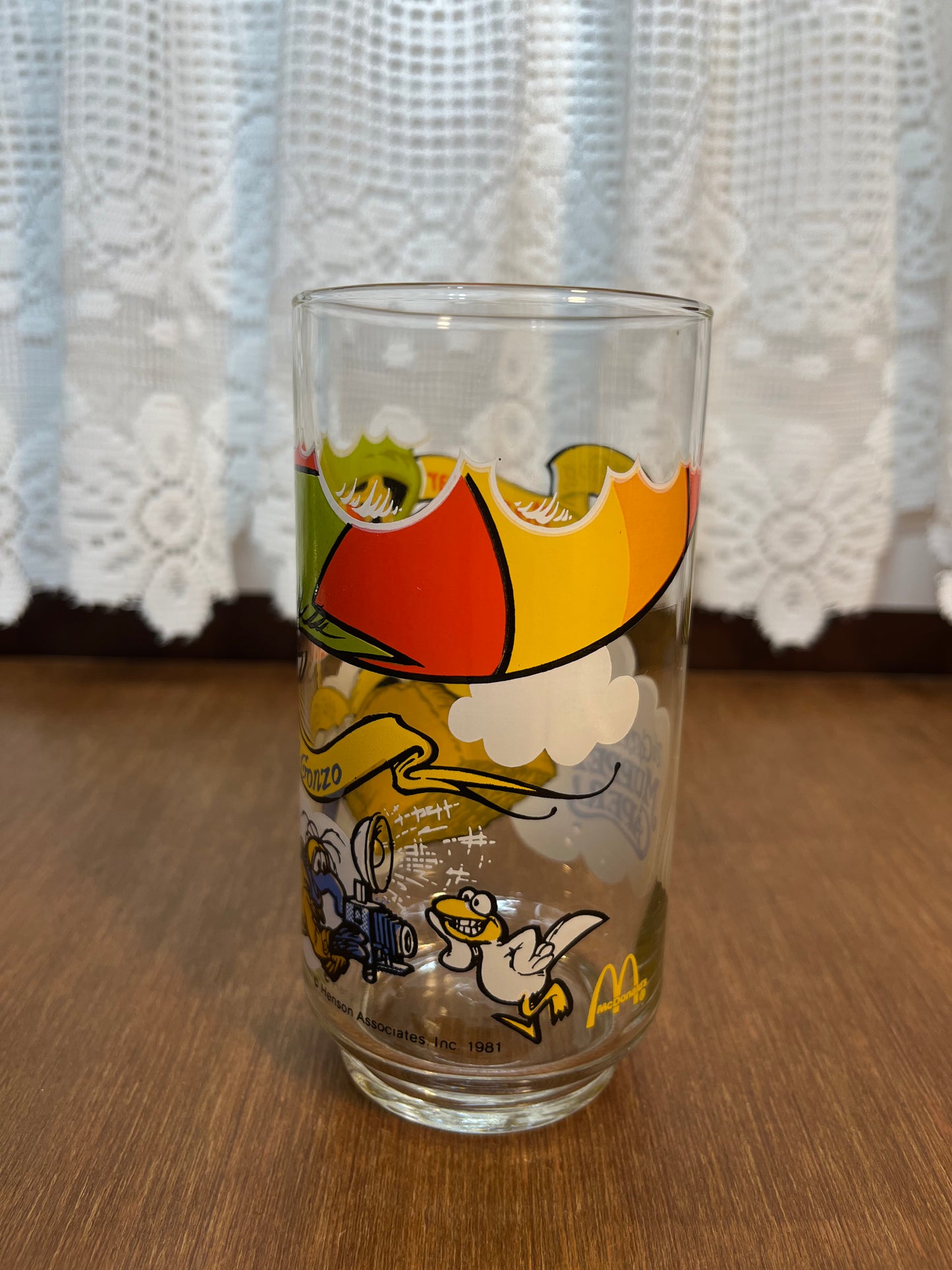 Vintage The Great Muppet Caper McDonalds Glass Cup