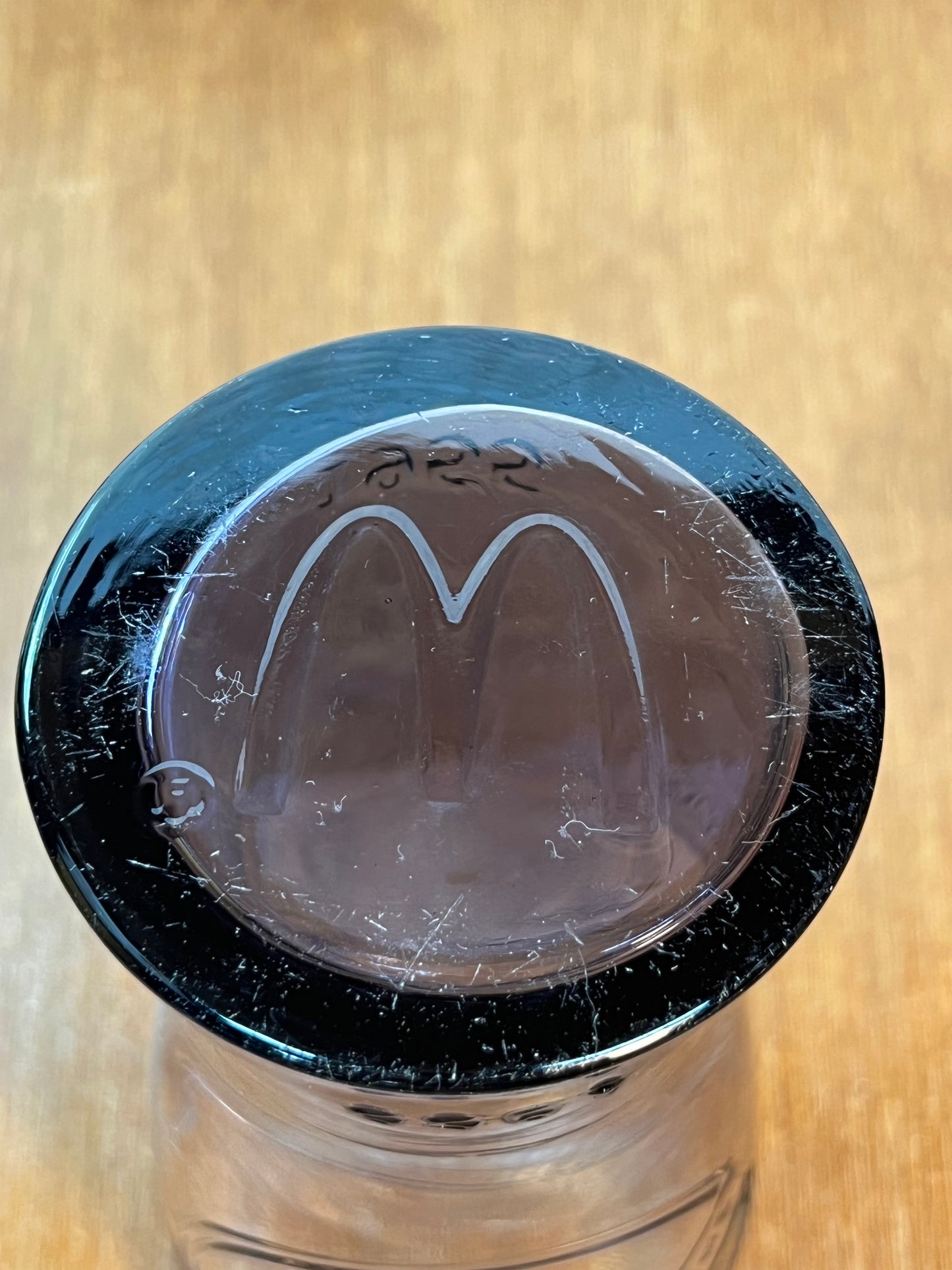 Vintage Retro SpeeDee 1955 McDonalds Purple Glass