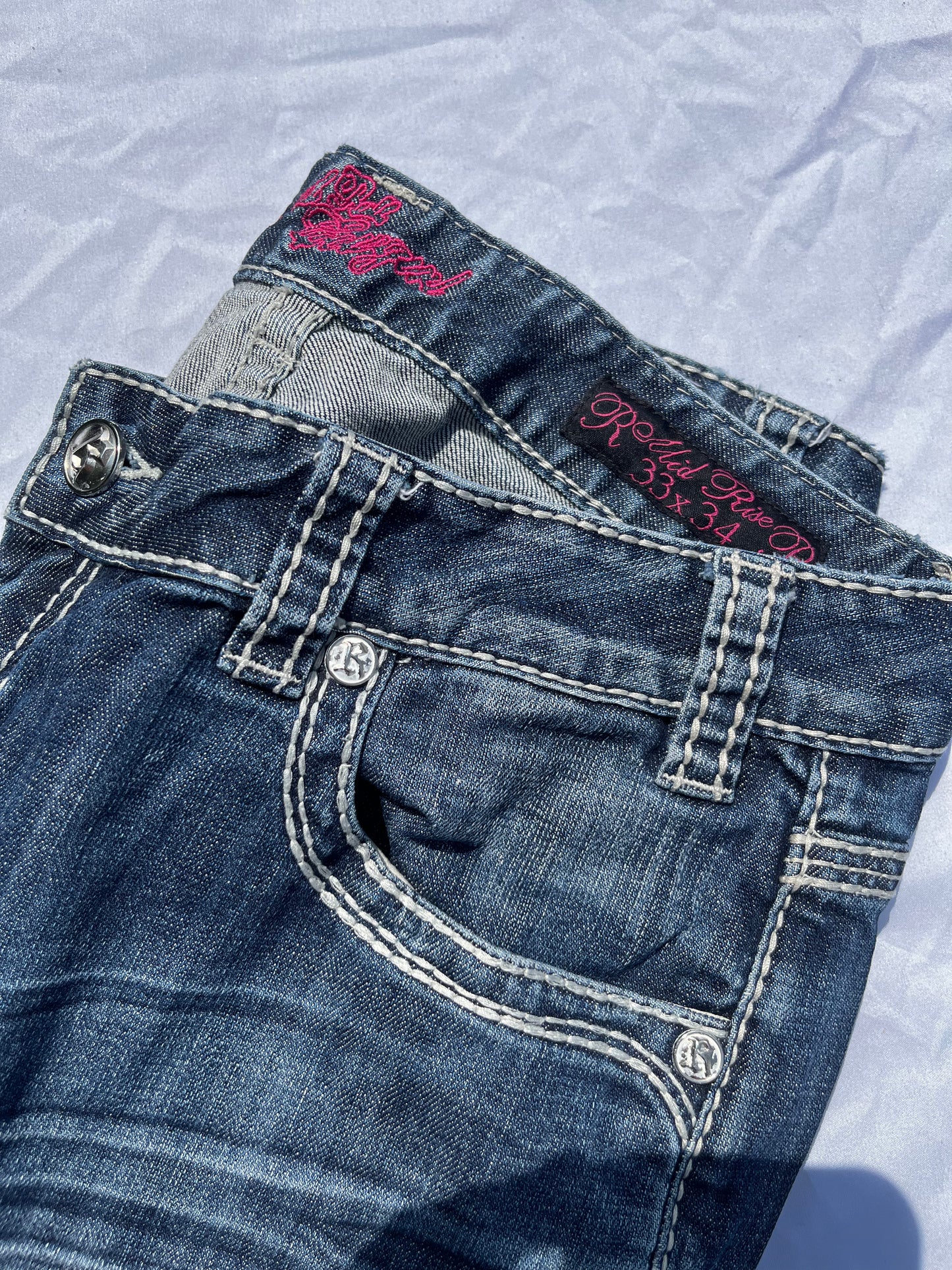 Women’s Rock & Roll Mid-Rise Jeans