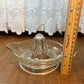 Vintage Clear Heavy Glass Hand Juicer