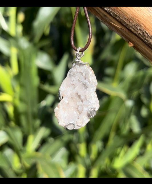 Handcrafted Geode Pendant