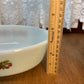 Vintage Milk Glass Fruit Harvest Anchor Hocking 1.5 QT Dish