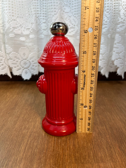 Vintage Red Avon Fire Hydrant After Shave Bottle