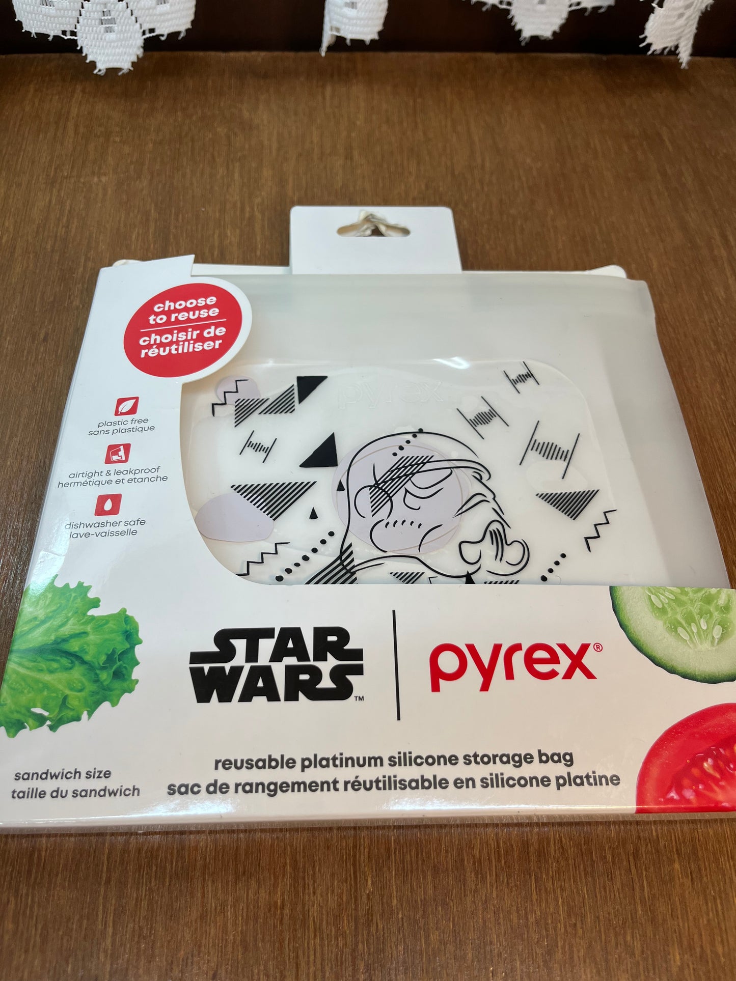 Reusable Storage Disney Star Wars Pyrex Sandwich Bag