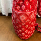 Vibrant Red Pattern Vera Bradley Backpack