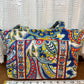 Bright & Colorful Vera Bradley Marina Paisley Shoulder Bag & Wallet