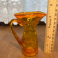 Vintage Miniature Amberina Crackled Pitcher’s