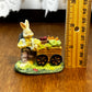 Village Bunny With Vegetable Cart Figurine