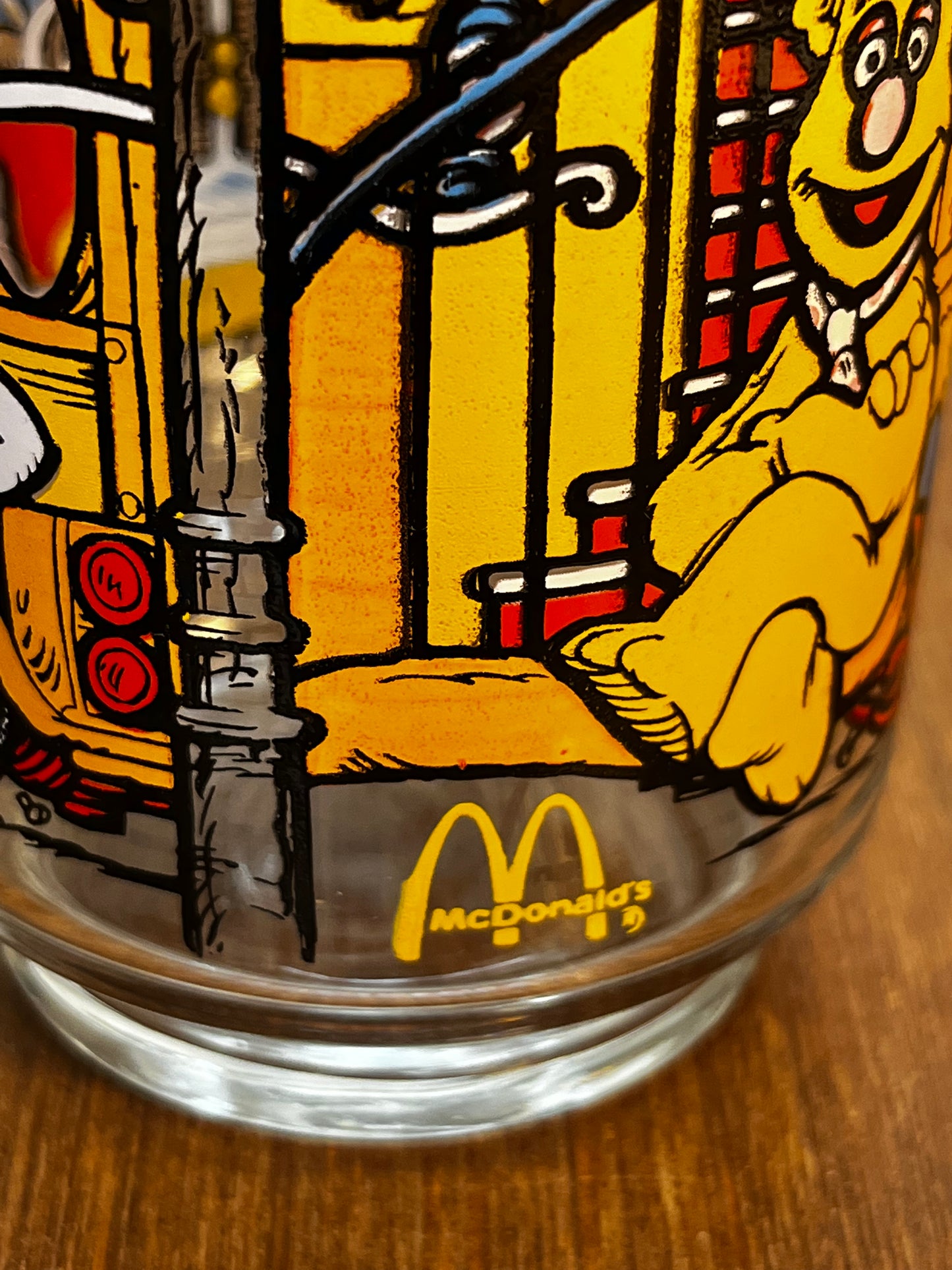 Vintage Happiness Hotel McDonalds Glass Cup