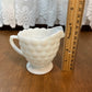 Bubble Milk Glass Anchor Hocking Creamer