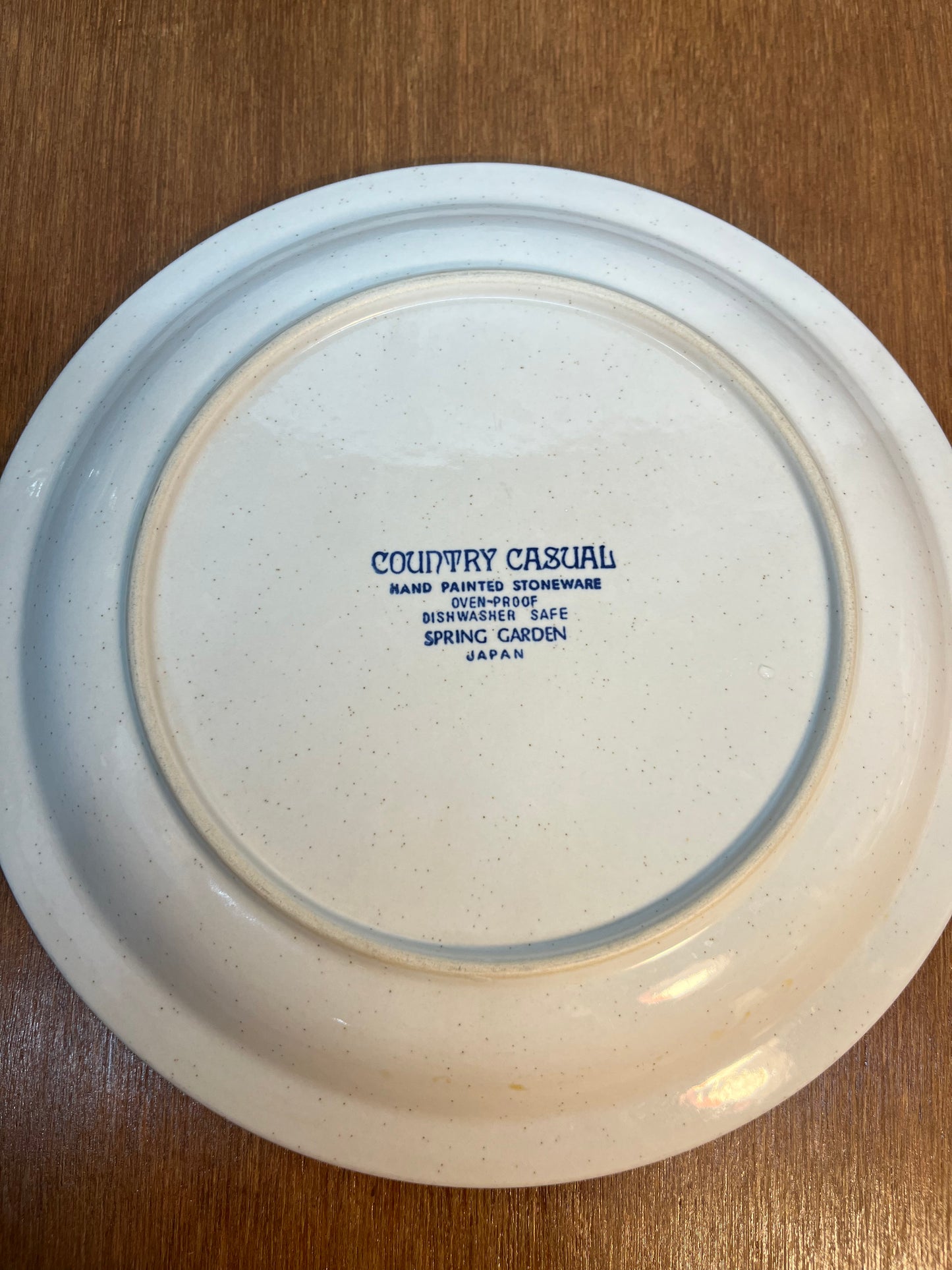 Spring Garden Country Casual Stoneware Plate