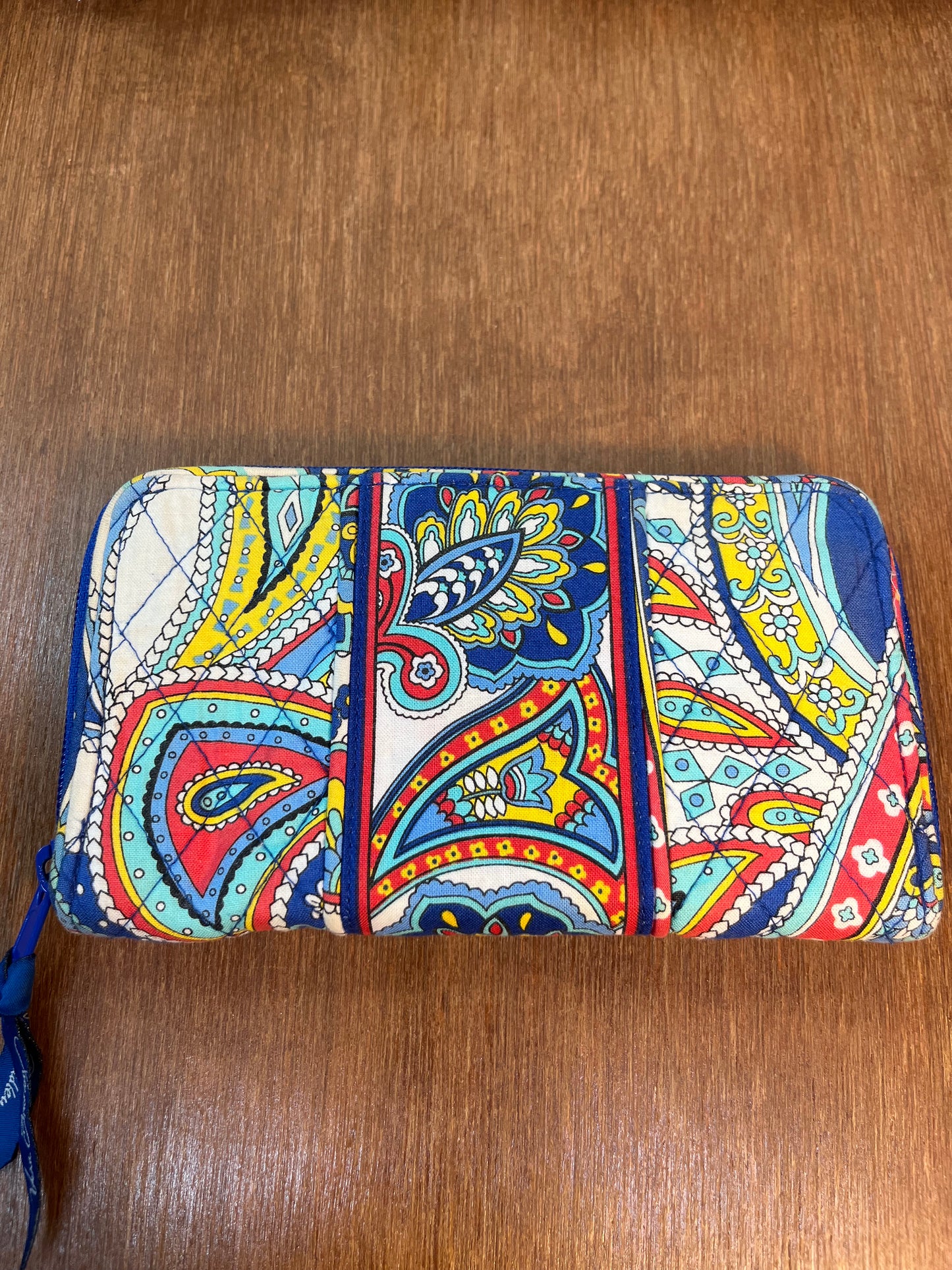 Bright & Colorful Vera Bradley Marina Paisley Shoulder Bag & Wallet