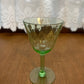 Set of 4 Vintage Uranium Martini/Dessert Glasses