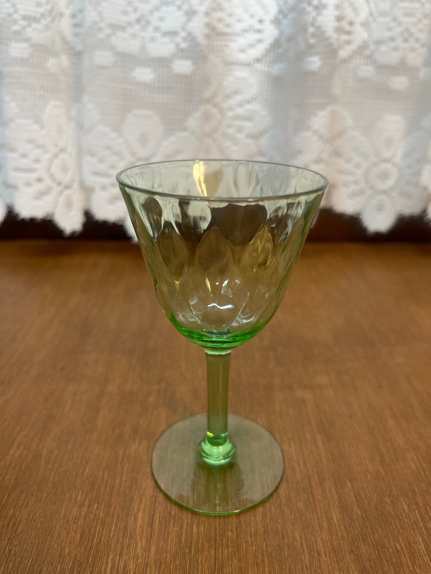 Set of 4 Vintage Uranium Martini/Dessert Glasses