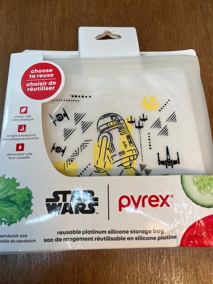 Reusable Pyrex Disney Star Wars Sandwich Bag