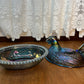 Vintage Indiana Carnival Glass Hen On Nest