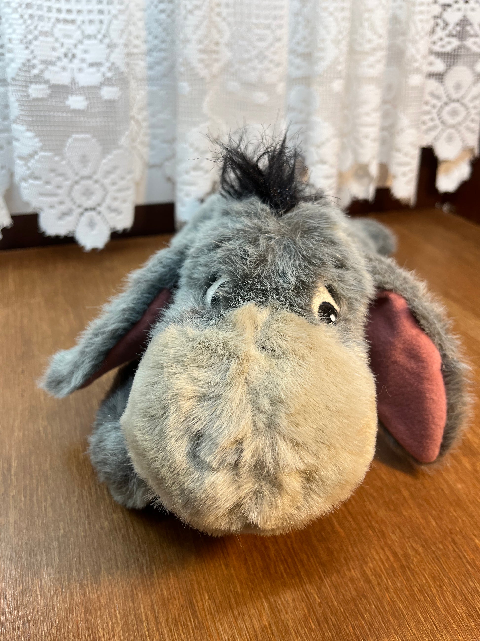 Vintage Eeyore Disney Plush Stuffed Animal Traveling With The Moon s vintage-eeyore-disney-plush-stuffed-animal-traveling-with-the-moon-s