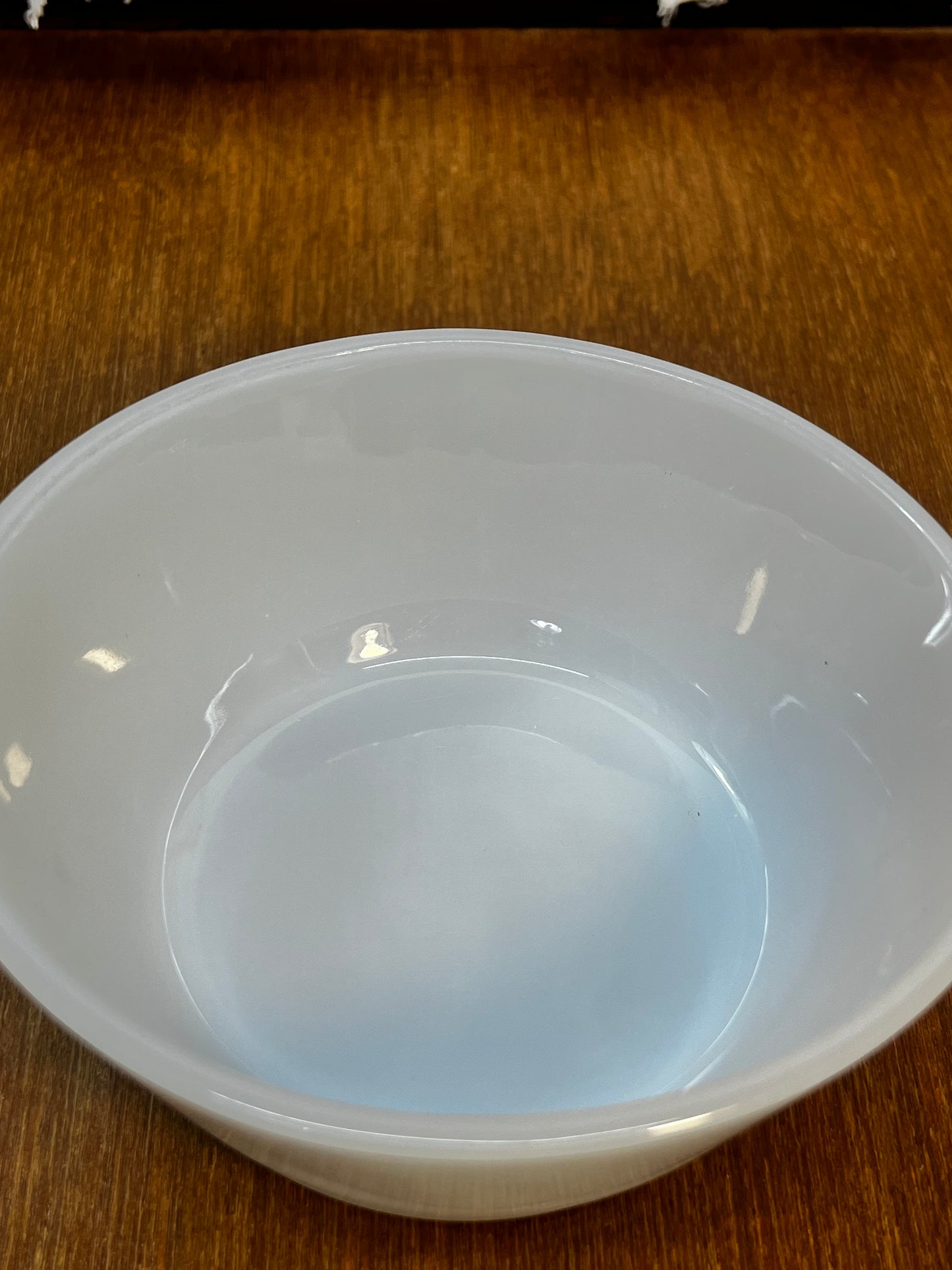 Small Milk Glass Fire King Custard Bowl