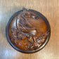 Wooden Horse Resin Round Trinket Box