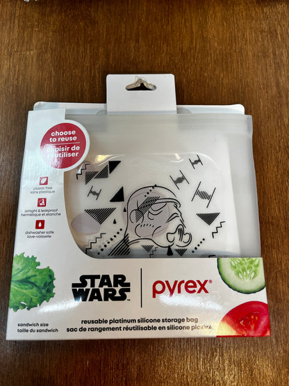 Reusable Storage Disney Star Wars Pyrex Sandwich Bag