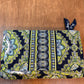 Blue & Green Vera Bradley Cambridge Cross Shoulder Bag & Wallet