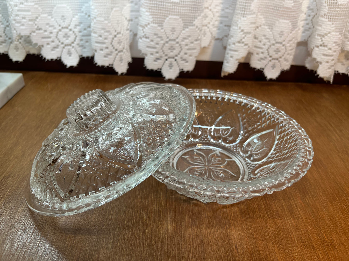 Vintage Pasari Heart Candy Dish With Lid