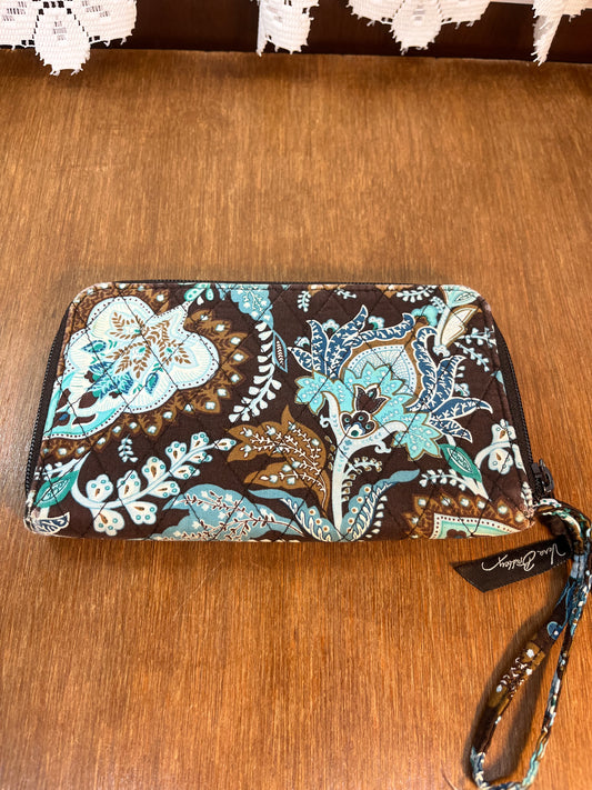 Java Blue Pattern Vera Bradley Wallet Wristlet