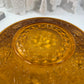 Vintage Amber Tiara Sandwich Glass Plate