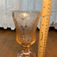 Vintage Pink Indiana Glass Water Goblet