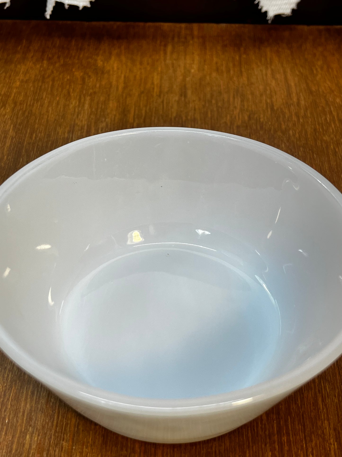 Small Milk Glass Fire King Custard Bowl